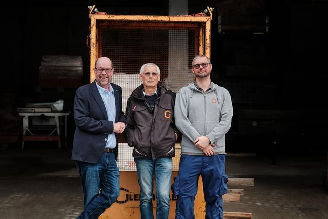 Gesellschafter v.L. Bmstr. Ing. Patrick Ripper, Hans Schipflinger und Christian Schwabl
